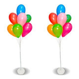 2 Porta Balão Suporte Bexiga De Chão Grande 7 Hastes 1 35m