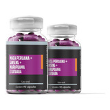 2 Potes Maca Mix Maca Peruana Premium Marapuama Catuaba