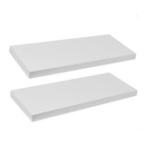 2 Prateleiras De Parede Madeira C Bucha Parafuso Resistente