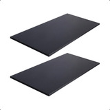 2 Prateleiras Mdf Preto Tx 60x30 Dormitorio Sem Suporte