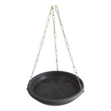 2 Pratos G Preto 31cm C Corrente P Vaso Ou Xaxins Plantas