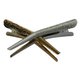 2 Prendedores De Cabelo De Metal Formato Bico De Pato