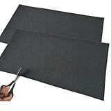 2 Protetor Móveis Feltro Auto Adesivo Placa Grande KIT 2 PLACAS 24x45 Recorte Quadrado Redondo Retangular Autocolante Para Kit Pé Cadeira Sofá Feltros Anti Risco Ruido Protetores Piso