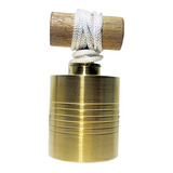 2 Prumos Metal Amarelo Emava Pesado 1kg C n f Frete Grátis