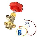 2 R 134A Garrafas Refrigerante R134A Válvula Dispensadora AC Garrafas Refrigerante Garrafas Com Válvula Refrigerante Ar Condicionado