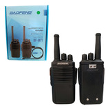 2 Rádio Comunicador Baofeng Walkie Talkie Bm77 7w 16 Canais Bandas De Freq ência Dual Band Cor Preto 100v 240v