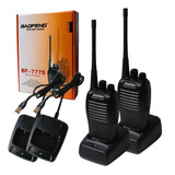 2 Rádio Profissional Ht Baofeng 777s Carregador Veicular Usb