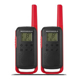 2 Rádios Motorola Walk Talk T210 Comunicado 32km Homologado