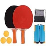 2 Raquetes-3 Bolas-Suporte-Rede- Kit Ping Pong Com Rede- Raquete Tenis De Mesa- Raquete Ping Pong- Ping Pong- Kit Tenis De Mesa-