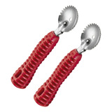 2 Raspa Coco Raspador Colher Inox Manual Cozinha Reforçado