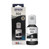 2 Refil Preto De Tinta T504 Epson L4150 L4160 L6161