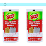 2 Refil Rolo Adesivo Scotch brite Mantenha Suas Roupas Novas