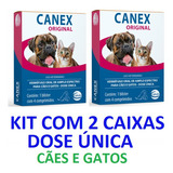 2 Remedio Verme Pet Canex Original
