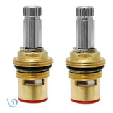 2 Reparos Para Torneira 1 4 De Volta Mecanismo M18 Cerâmico Cor Dourado
