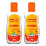 2 Repelentes Icaridina Gel Loção 100 Ml Adultos E Crianças