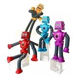 2 Robo Pop Tube Flexível Com LED Fidget Brinquedo Led Que Pisca Presente Criança Feliz 2 Unidades TYDA