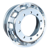 2 Roda Aluminio 22 5 Caminhão Borda Larga Alto Brilho