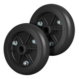2 Rodas P Carrinho 9 Polegadas Pvc Diâmetro Furo 7 8 165kg
