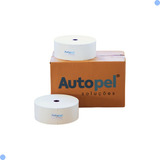 2 Rolos Bobina Térmica Autopel 57x300m Para Relógio De Ponto Cor Branco Autopel