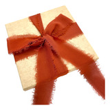 2 Rolos Fita Chiffon Atesanal Convite Casamento