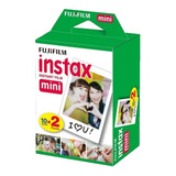 2 Rolos Fuji Instax Mini Instant Loin Cor De Borda Branca