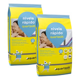  2 Sacos Nivela Rápido Quartzolit Argamassa Autonivelante