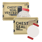 2 Selos De Toráx Valvulado Chest Seal Aph Curativo Oclusivo