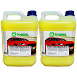 2 Shampoo Com Cera Automotivo Carnaúba Carro Moto 5 Litros