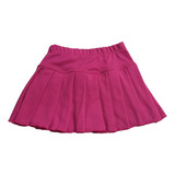 2 Shorts Saia Infantil Com Pregas