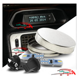 2 Soquete 2 Lâmpada Led Branco Relogio Central Pajero Tr4