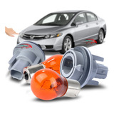 2 Soquete Lampada Seta Pisca Dianteiro Fit City New Civic