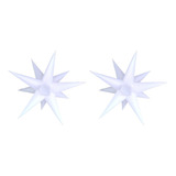 2 Sputnik s Estrela Infláveis 11 Pontas 80cm Efeito 3d