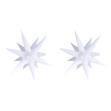 2 Sputnik s Estrela Infláveis 13 Pontas 80cm Efeito 3d