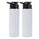 2 Squeeze Para Sublimação Garrafa Alumínio Academia 750ml