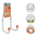 2 Suporte Gancho 30kg P Pendurar Escada Bicicleta Mangueira