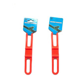 2 Suporte Lanterna Bike Bomba Bicicleta Silicone Ferramentas
