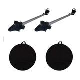 2 Suportes Bike Transbike Kiussi Etna Antifurto Mala Roda