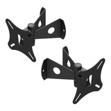 2 Suportes Caixa De Som Tv Monitor Home Theater Parede Teto Cor Preto