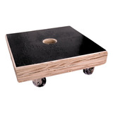 2 Suportes Quadrados Naval Para Vasos 50 Cm Com Rodízios