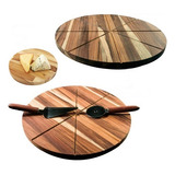2 Tábuas Para Servir Pizza 40 Cm 8 Pedaços Frete Grátis