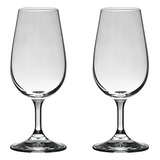 2 Taças De Cristal Para Degustação 210ml Forum Bohemia Cor Transparente