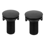 2 Tampa Tampão Tapa Furo Plug Preto 1 2 Lavatório pia cuba