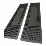 2 Tapete Esteira Borracha 50x12 1 Bar Mat Porta Copo 45x30