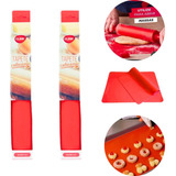 2 Tapetes Culinário Silicone Antiaderente Massa Forno 40x30