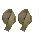 2 Termotape Titanium 10 Metros Cada 6 Abraçadeiras