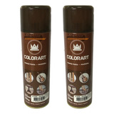 2 Tinta Spray P Madeira Moveis Porta Colorart Verniz 300ml