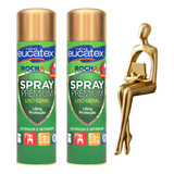 2 Tinta Spray Premium Metalizado Varias