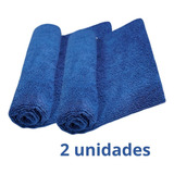 2 Toalha De Microfibra Sem Costura 40x40 Macia 350 Gsm