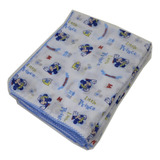 2 Toalha Fralda Disney 70x110cm Est Mickey Com Crochê