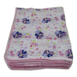 2 Toalha Fralda Disney 70x110cm Estampada Com Crochê